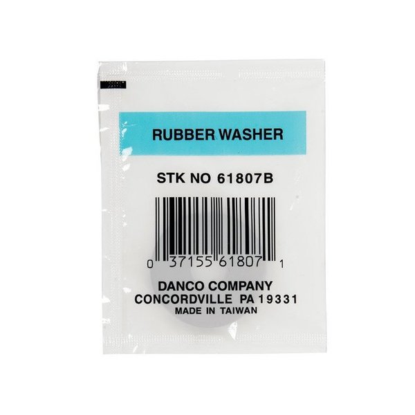 Danco Sealing Washer, Rubber, PlainFinish 61807B